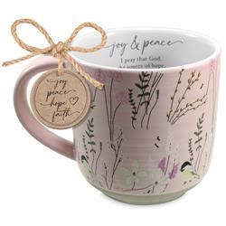Picture of Dicksons 18512 18 oz Unisex Spring Garden Joy Peace Coffee Mug, Pink - One Size