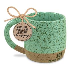 Picture of Dicksons 18524 18 oz Unisex Speckled Stone Joy Mug, Green - One Size