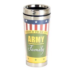 Picture of Dicksons SSMUG-321 16 oz Unisex Proud Army Family Travel Mug, Multi Color - One Size