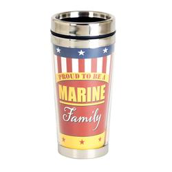 Picture of Dicksons SSMUG-324 16 oz Unisex Proud Marine Family Travel Mug, Multi Color - One Size