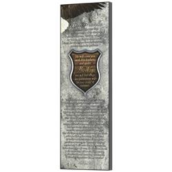 PLK618-252 Unisex Psalm 91 Eagle Wing In The Upper Left Corner Wall Plaque, Multi Color - One Size