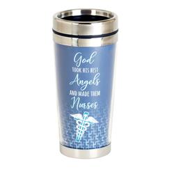 Picture of Dicksons SSMUG-325 16 oz Unisex Nurse God Took His Best Travel Mug, Multi Color - One Size