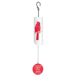 WCA-2003 23 in. Unisex Cardinals Appear When Windchime, Multi Color - One Size
