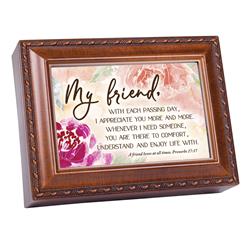 MB2316S Unisex Friend with Each Passing Day Music Box, Multi Color - One Size