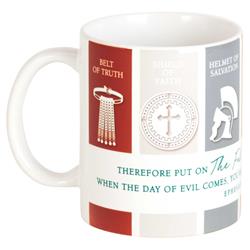 Picture of Dicksons MUG-1184 11 oz Unisex Full Armor of God Ceramic Mug, Multi Color - One Size