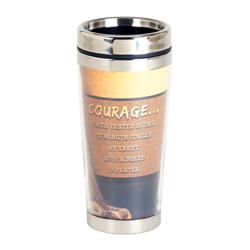 Picture of Dicksons SSMUG-328 16 oz Unisex Lion Courage Travel Mug, Multi Color - One Size