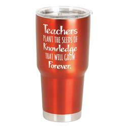 Picture of Dicksons SSTUM30R-14 30 oz Unisex Teachers Plant the Tumbler, Red - One Size