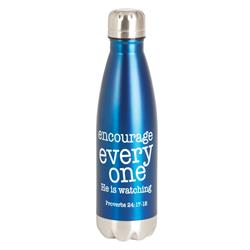Picture of Dicksons SSWBBL-15 17 oz Unisex Encourage Every Water Bottle, Blue - One Size