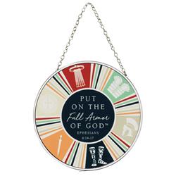 SUNCG-44 Unisex Full Armor of God Suncatcher, Multi Color - One Size