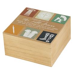 Unisex Full Armor Of God MDF Keepsake Box, Multi Color - One Size