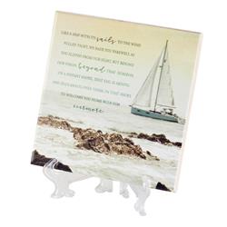 TILE-5QIV Unisex We Bade You Farewell Tabletop Tile, Multi Color - One Size