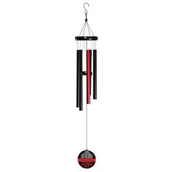WCA-139 35 in. Unisex I Said A Prayer Red Windchime, Multi Color - One Size