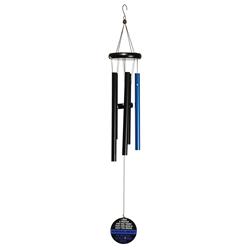 WCA-140 35 in. Unisex I Said A Prayer Blue Windchime, Multi Color - One Size