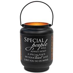 DLTN04BK Unisex Special People Will Small Lantern, Black - One Size