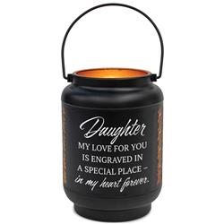 DLTN06BK Unisex Daughter My Love for Small Lantern, Black - One Size