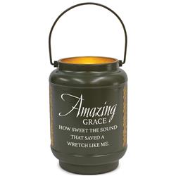 DLTN16SGR Unisex Amazing Grace How Small Lantern, Green - One Size