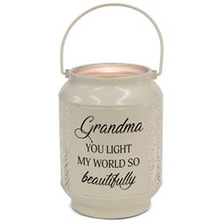 DLTN19WH Unisex Grandma You Light Small Lantern, White - One Size