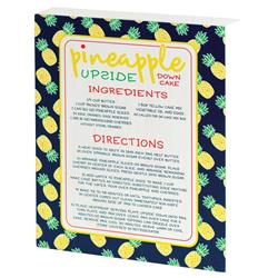 TPLK810-82 8 x 10 in. Unisex Pineapple Tabletop Plaque, Multi Color - One Size