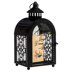 LTN219BK Unisex Daughter Someone You Small Lantern, Black - One Size