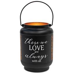 DLTN48BK Unisex Those We Love Always Small Lantern, Black - One Size