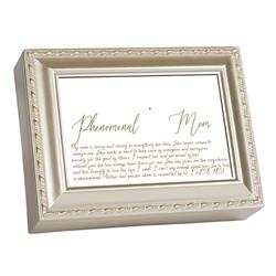 MB2319C Unisex Phenomenal Mom My Mom Is Music Box, Multi Color - One Size