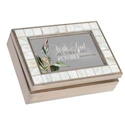 MP118SGB Unisex Music Box with God All Things Are, Multi Color - One Size