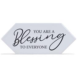 TLPT02W Unisex You Are A Blessing Tabletop Tile, White - One Size