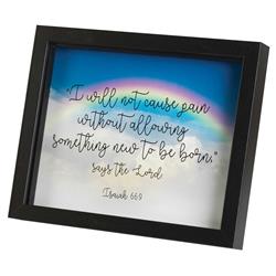 FRMWDBL-108-89 Framed Wall Art I Will Not Cause Pain