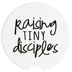 CC-24 Car Coasters Raising Tiny Disciples 2 Pk