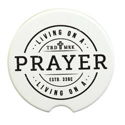 CC-22 Car Coasters Living On A Prayer 2 Pk