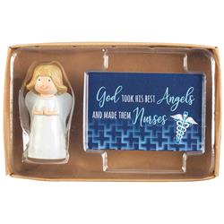 ANGRFIG-155 Angel Figurine Nurse God Took His Best