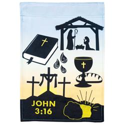 FLAG-2120 Flag Life Of Christ Polyester 13x18