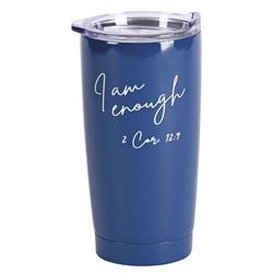 Picture of Dicksons SSTUMN-99 Tumbler I Am Enough Navy 20 oz