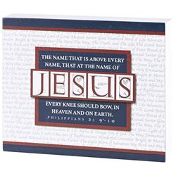 TPLK108-75 Tabletop Plaque Names Of Jesus 10x8