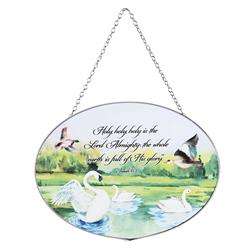 SUNCG-1024 Suncatcher Holy Holy Holy Isaiah 6:3 9in