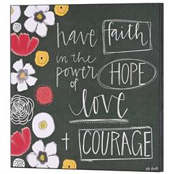 PLK1212-965 Wall Plaque Have Faith In Power