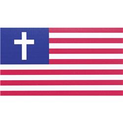 MAG-1035 Magnet Flag Blessed Be The Nation