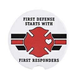 CC-32 Car Coasters Firefighter First Defense