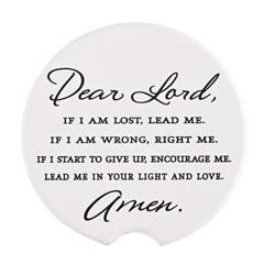CC-28 Car Coasters If I Am Lost Lead Me 2pack