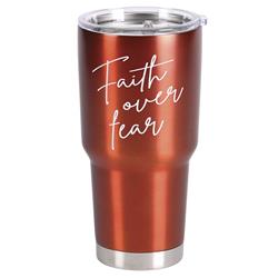 Picture of Dicksons SSTUM30R-19 Tumbler Red Faith Over Fear 30 oz