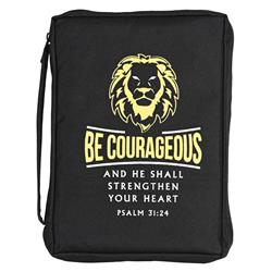 BCK-L1000 Bible Cover Courageous Psalm 31:24 Large