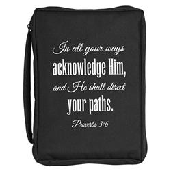 BCK-L1001 Bible Cover In All Proverbs 3:6 Large
