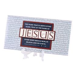 TILE-2MIV Tabletop Tile Names Phil. 2:9-10  6x3