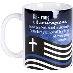 Picture of Dicksons MUG-1189 Mug Ceramic Police Be Strong 11oz