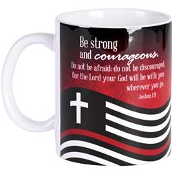 Picture of Dicksons MUG-1190 Mug Ceramic Firefighter Be Strong 11oz