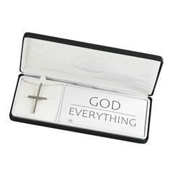 Picture of Dicksons 32-6751 Necklace God Over Everything Pewter 24in
