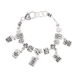 Picture of Dicksons 30-4976T Bracelet 10 Commandments Silver Plated