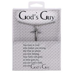 Picture of Dicksons 35-8077 Necklace Gods Guy Small Nail Cross