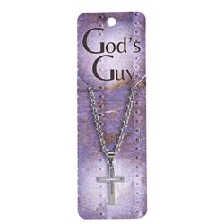 Picture of Dicksons 32-9482 Necklace Gods Guy Cutout Box Cross