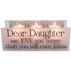 MCHPRT31BH Tealight Dear Daughter We Love You
